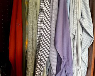 Men's Shirting.  Size L.  Pronto Como, Joseph Abboud, Banana Republic