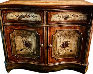 Hooker two door painted serpentine front chest