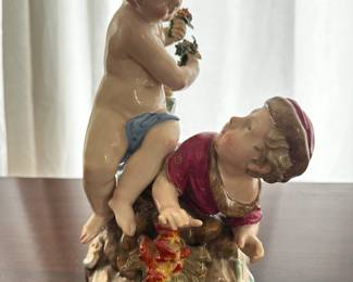 Antique Meissen figural “Spring”