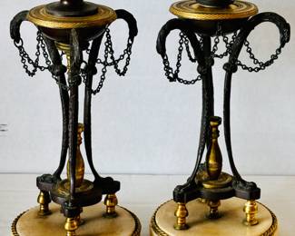 Pair Regency candlesticks