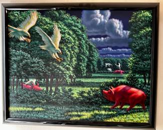 Leonard Koscianski. Original oil on canvas