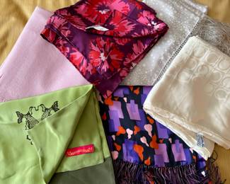 Scarfs, including Escada and Ferragamo