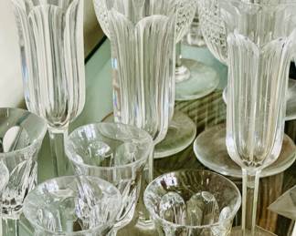Baccarat Malmaison Fluted Champagne, Cordials