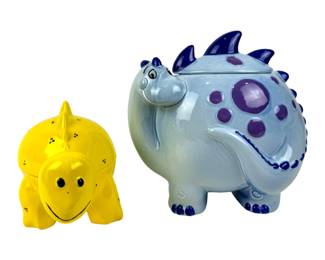 #276 • NAC 1986 Yellow and Treasure Craft Blue Cookie Jars
WWW.LUX.BID
