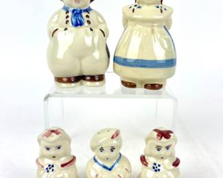#210 • Shawnee Dutch Salt And Pepper Shakers - 5 Pieces
WWW.LUX.BID