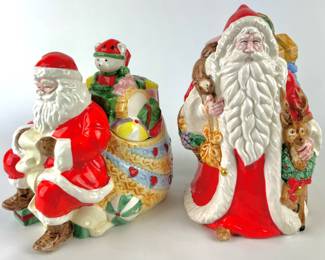 #136 • Dayton Hudson Marshall Fields Santa Collectors Series Cookie Jars
WWW.LUX.BID