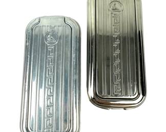 #256 • Two Rolls Razors - One with Aluminum, One Chrome Plated
WWW.LUX.BID