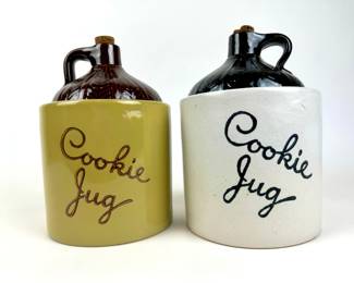 #42 • Two Monmouth Pottery Whiskey Jug Cookie Jars
WWW.LUX.BID