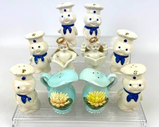 #250 • Pillsbury Dough Boy and other Japanese Vintage Salt and Pepper Shakers - 10 Pieces
WWW.LUX.BID