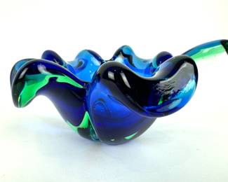 #349 • Art Glass Bowl in Blue & Green
WWW.LUX.BID