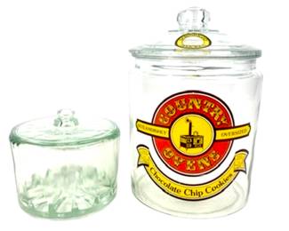 #286 • Large Vintage Country Ovens Cookie Jar And Vintage Sanitary Cheese Preserver
WWW.LUX.BID