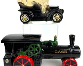 #112 • Commemorative J.I. Case Co. Steam Engine & McCoy Model T Ford Touring Car Cookie Jars
WWW.LUX.BID