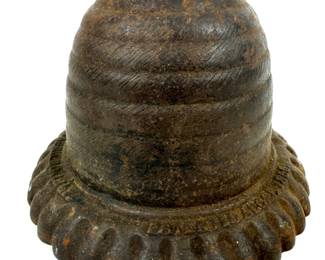 #58 • 19th Century Bee Hive Cast Iron String / Twine Holder - Small
WWW.LUX.BID