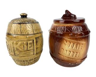 #306 • Monmouth & American Bisque Cookie Barrel Cookie Jars
WWW.LUX.BID
