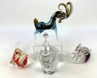 #68 • Art Glass Paperweights & Figurine- 1 Signed: FH Ronneby Sweden
WWW.LUX.BID