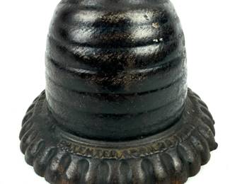 #59 • 19th Century Bee Hive Cast Iron String / Twine Holder - Small
WWW.LUX.BID