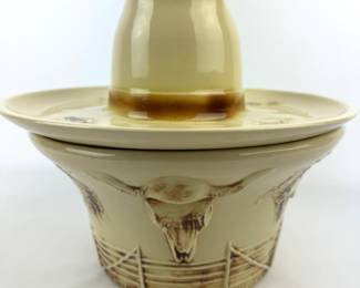 #268 • McCoy Pottery El Rancho Sombrero & Bowl Set
WWW.LUX.BID