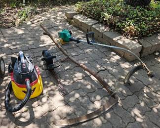 Antiques and Yard equipment