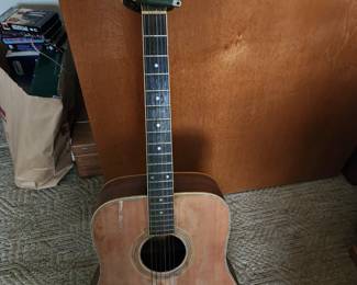 Aria Guitar - Looks a little worn. 