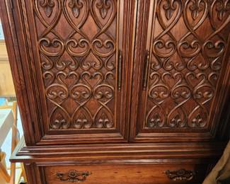 Vintage Highboy Dresser 