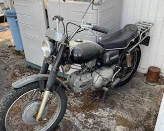 'Sprint' Harley Davidson Motorcycle from the early 70's. 