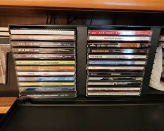 Lots and lots of DVD'S and Cd's 