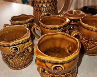 Vintage Owl Pottery