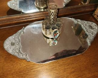 Vintage Boudoir Tray