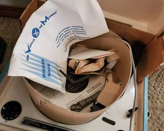 A Vintage 'Voice of Music' Turntable - Looks like it has never been used.  