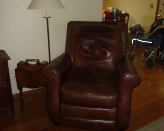 Leather living room 