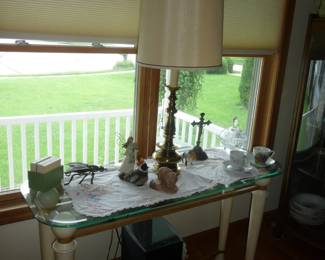 glass top table and more