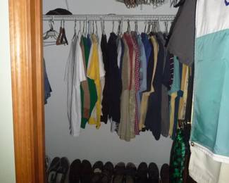 assorted clothes