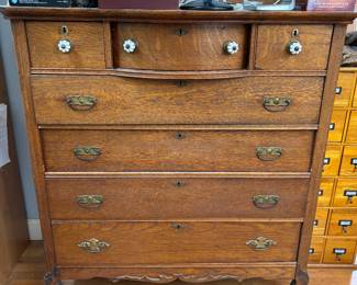 Antique Tiger Oak Dresser