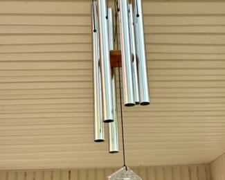 One of many vintage wind chimes found at this estate.