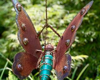 Metal Butterfly Yard Art