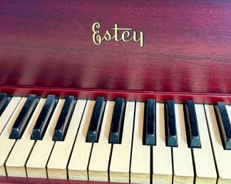 Circa 1890 Estey Baby Grand Piano - Walnut #16978