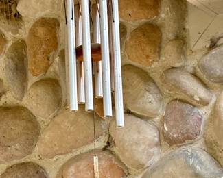 One of many vintage wind chimes found at this estate.