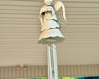 One of many vintage wind chimes found at this estate.