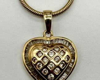 This estate sale has a beautiful selection of fine jewelry and costume jewelry.