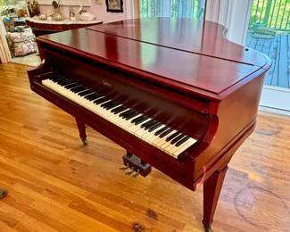 Circa 1890 Estey Baby Grand Piano - Walnut #16978