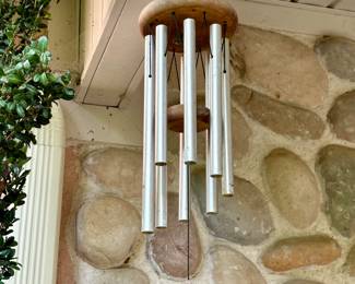 One of many vintage wind chimes found at this estate.