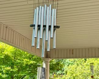 One of many vintage wind chimes found at this estate.