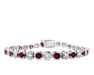 Ruby and Diamond Bracelet