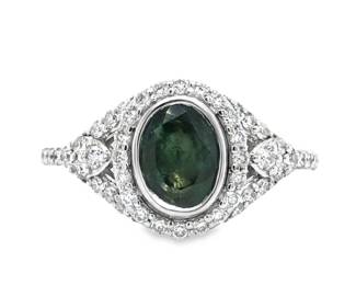 Alexandrite & Diamond Ring
