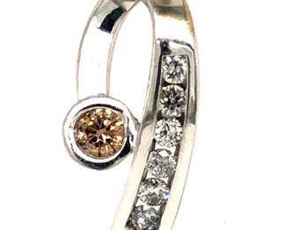 Champagne and White Diamond