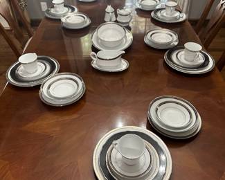Noritake Regent Platinum China set-$50
