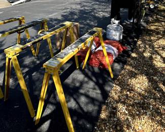 SAW HORSES - FIRE KINDLING 