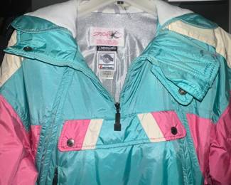 Vintage spider ski suit
