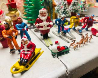 Metal Figures - Vintage Christmas 