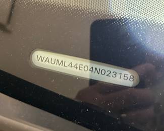 2004 Audi A8 - 80,425 miles. UPDATE: Has some mechanical issues. Please see report 